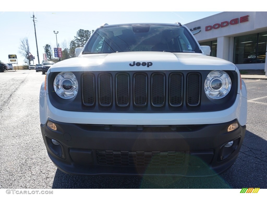 2018 Renegade Latitude - Alpine White / Black photo #2