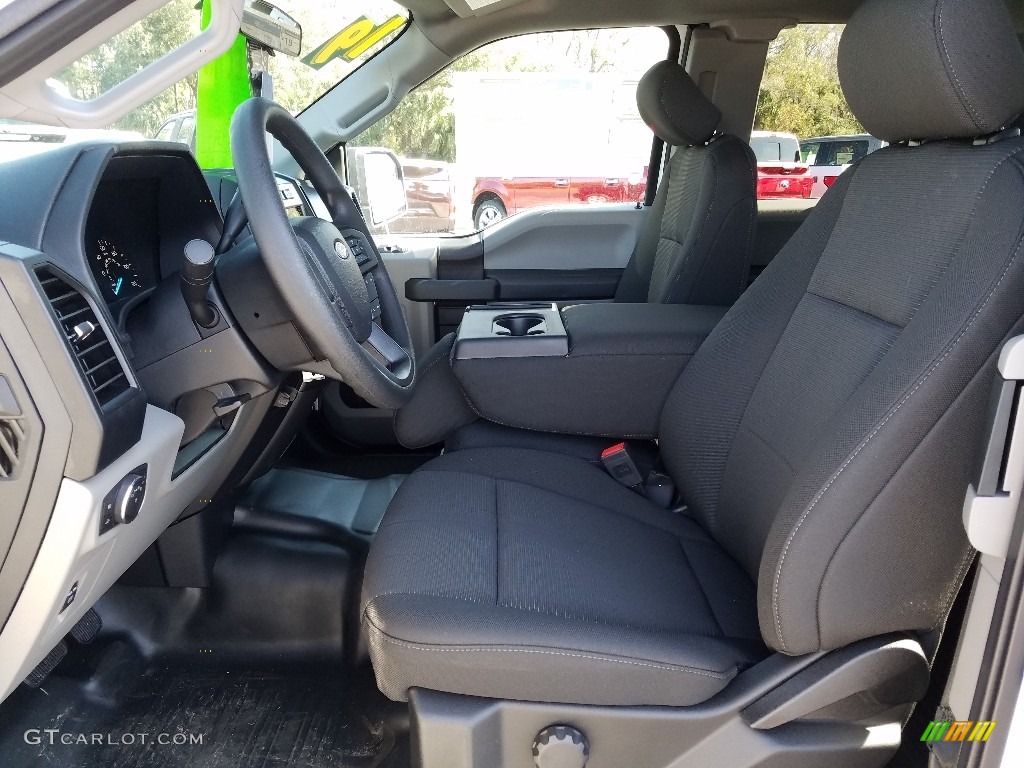 Black Interior 2019 Ford F150 STX SuperCab Photo #131405835