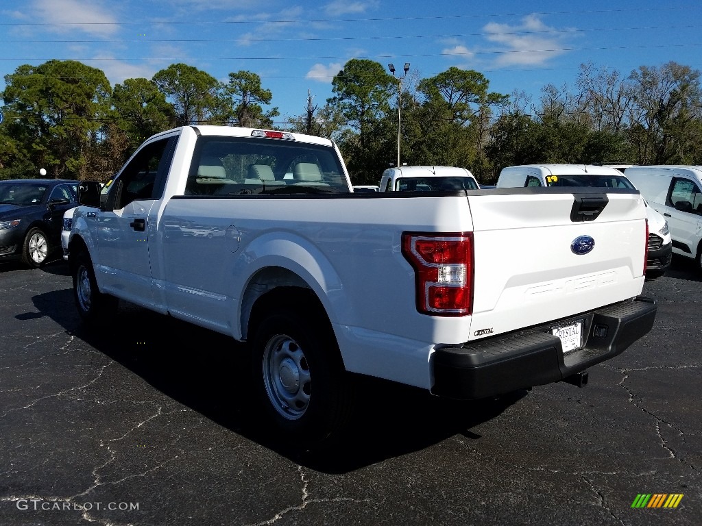 2019 F150 XL Regular Cab - Oxford White / Earth Gray photo #3