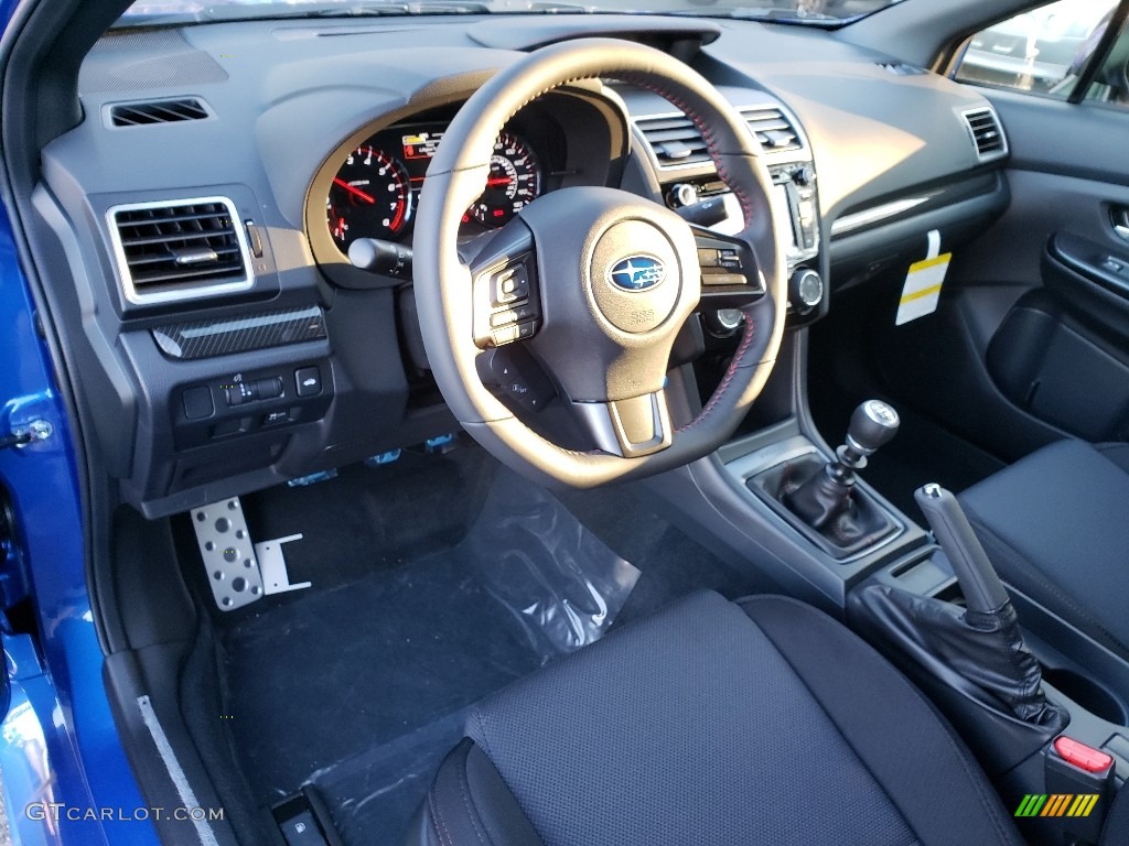 Carbon Black Interior 2019 Subaru WRX Standard WRX Model Photo #131406072