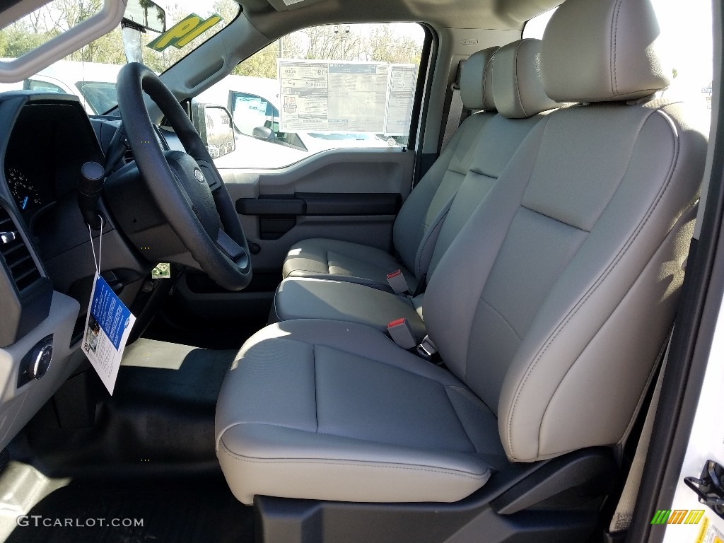 Earth Gray Interior 2019 Ford F150 XL Regular Cab Photo #131406147