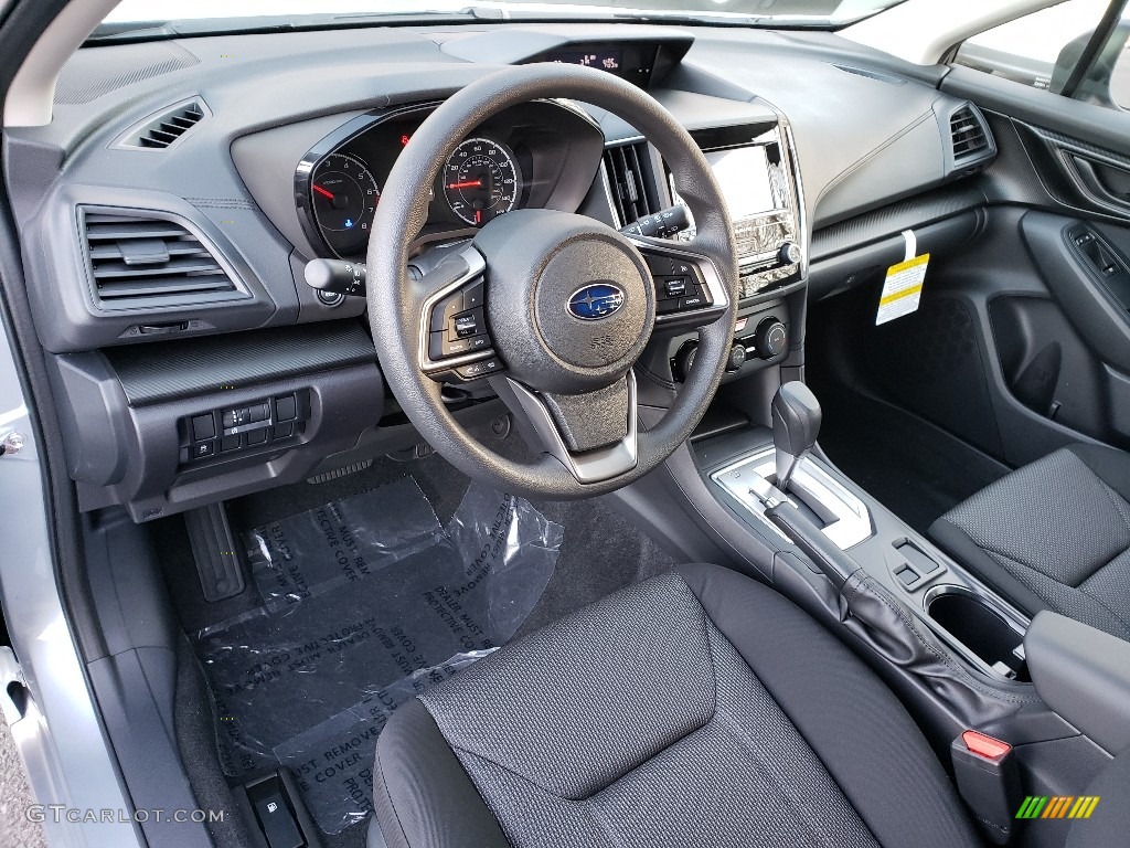 Black Interior 2019 Subaru Impreza 2.0i 5-Door Photo #131406210