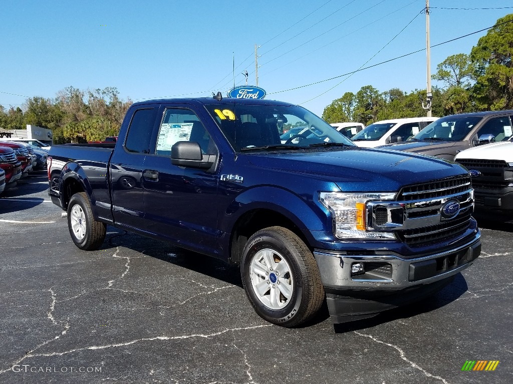 Blue Jeans 2019 Ford F150 XLT SuperCab Exterior Photo #131406450
