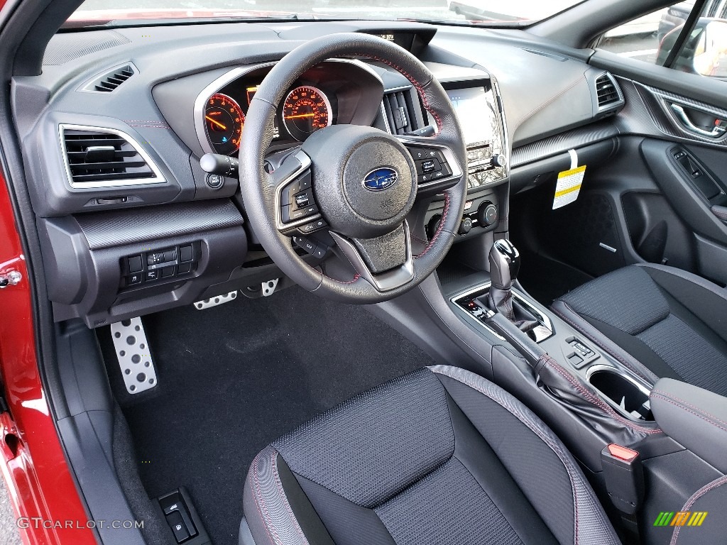 Black Interior 2019 Subaru Impreza 2.0i Sport 4-Door Photo #131407034