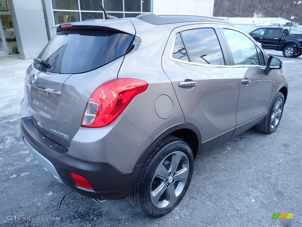 2014 Encore Leather AWD - Deep Espresso Brown Metallic / Saddle photo #2