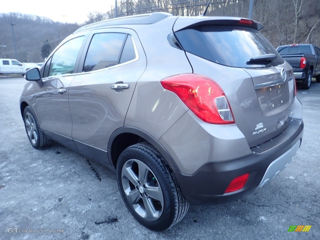 2014 Encore Leather AWD - Deep Espresso Brown Metallic / Saddle photo #5