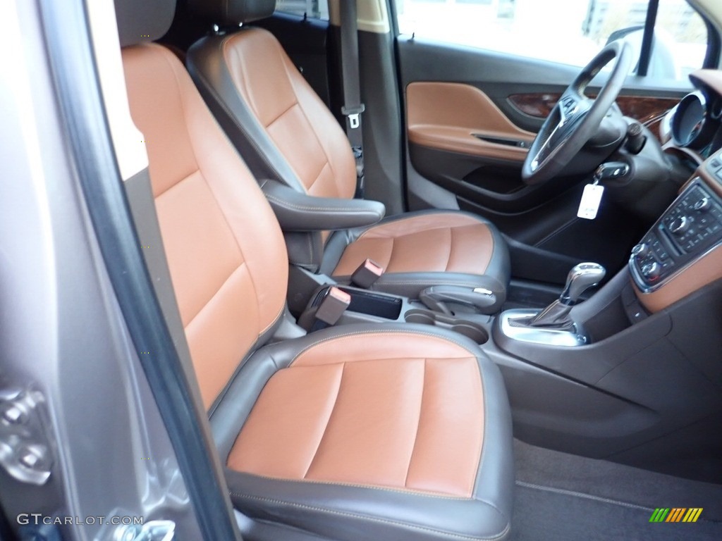 2014 Encore Leather AWD - Deep Espresso Brown Metallic / Saddle photo #11