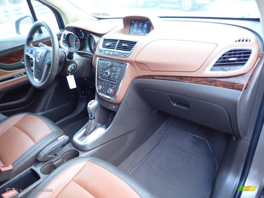 2014 Encore Leather AWD - Deep Espresso Brown Metallic / Saddle photo #12