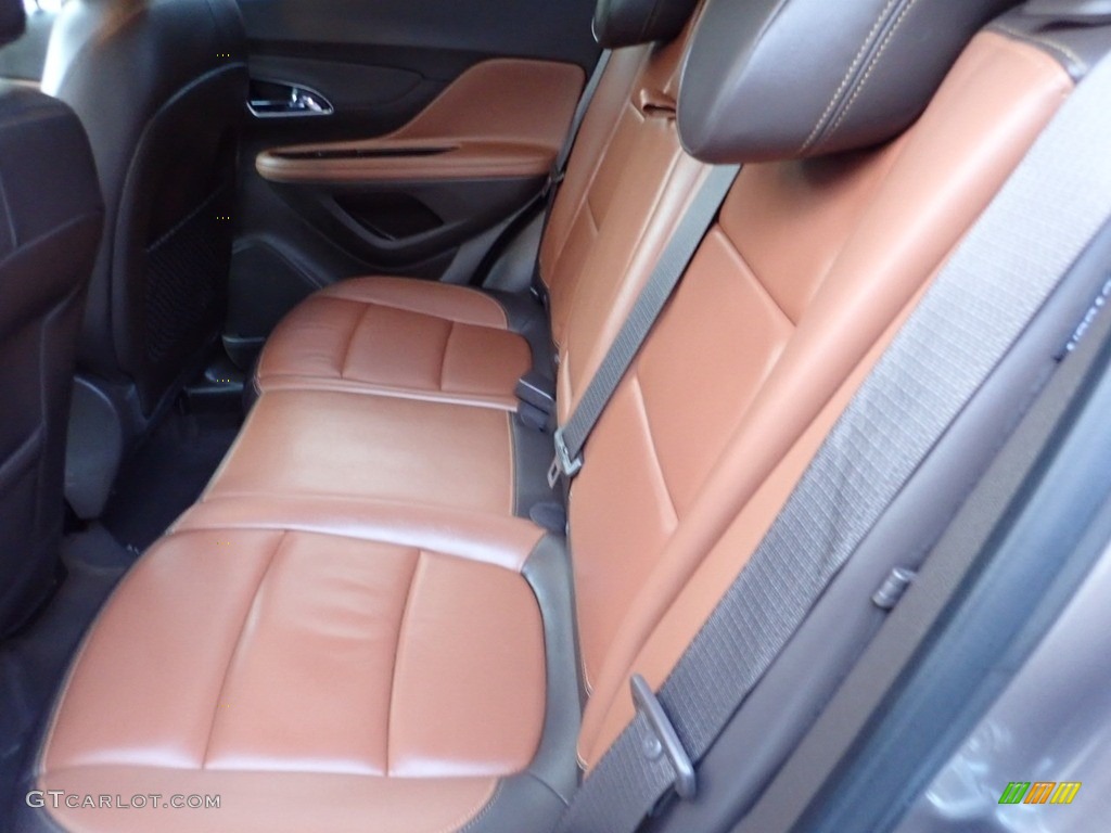 2014 Encore Leather AWD - Deep Espresso Brown Metallic / Saddle photo #17