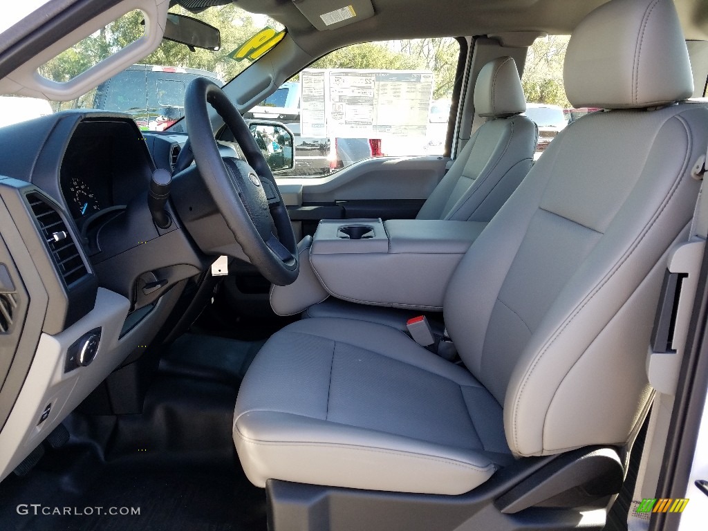 Earth Gray Interior 2019 Ford F150 XL SuperCab Photo #131409003