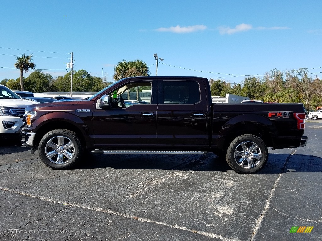 2018 F150 XLT SuperCrew 4x4 - Magma Red / Light Camel photo #2