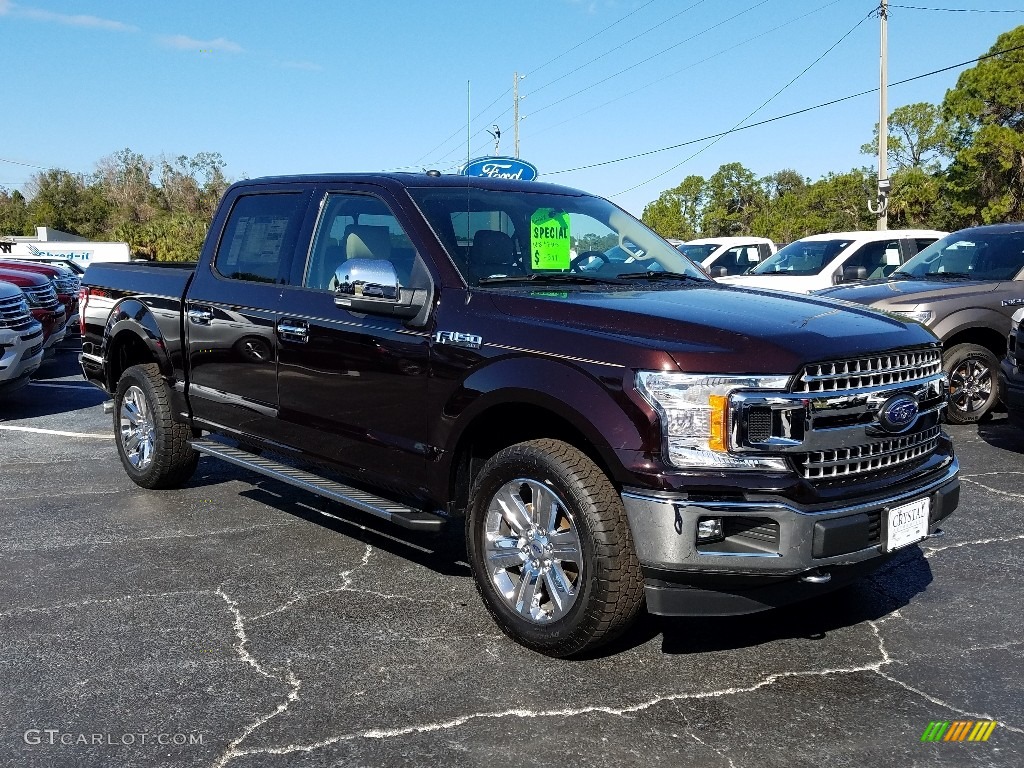 2018 F150 XLT SuperCrew 4x4 - Magma Red / Light Camel photo #7