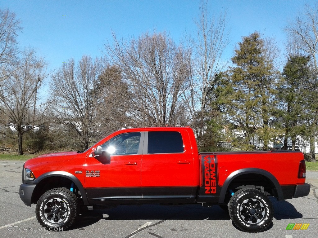 2018 2500 Power Wagon Crew Cab 4x4 - Flame Red / Black/Diesel Gray photo #1