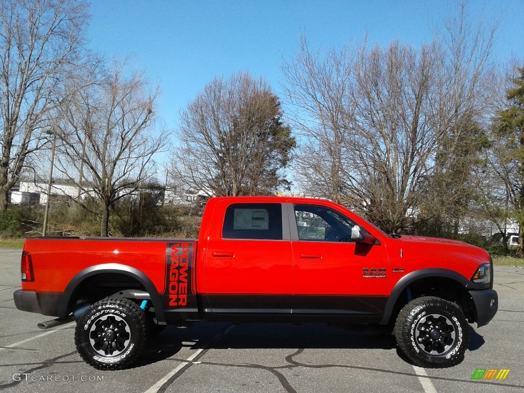 2018 2500 Power Wagon Crew Cab 4x4 - Flame Red / Black/Diesel Gray photo #5