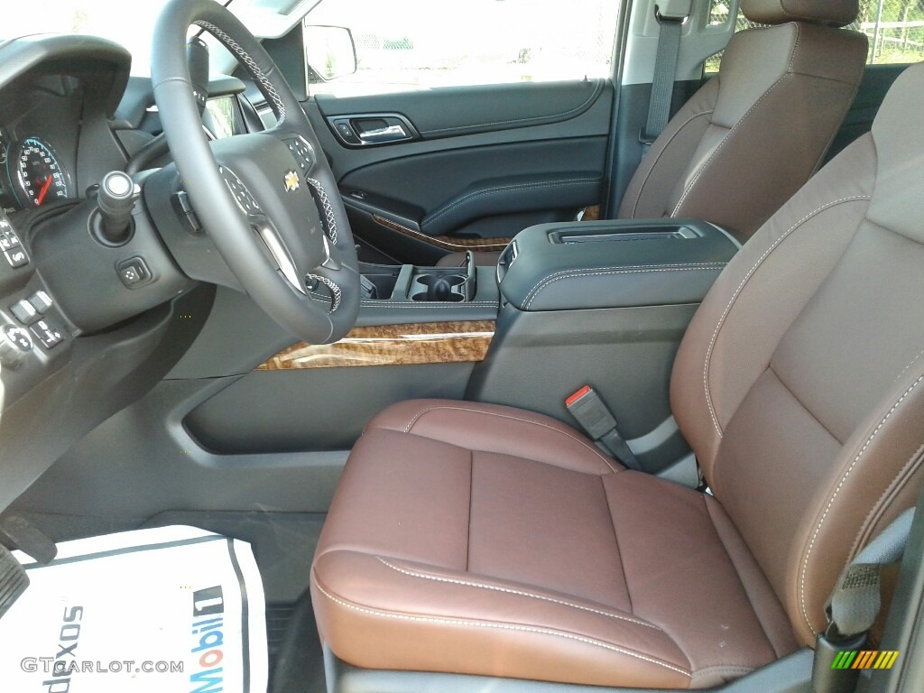 Jet Black/Mahogany Interior 2019 Chevrolet Tahoe Premier 4WD Photo #131410824