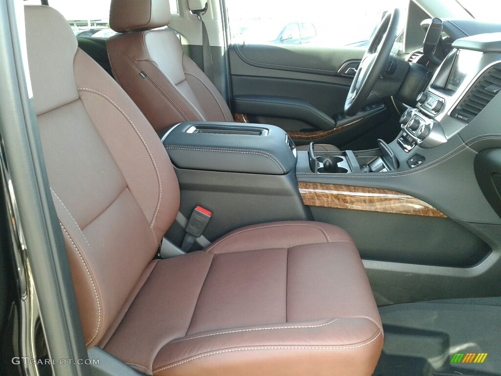 Jet Black/Mahogany Interior 2019 Chevrolet Tahoe Premier 4WD Photo #131410845