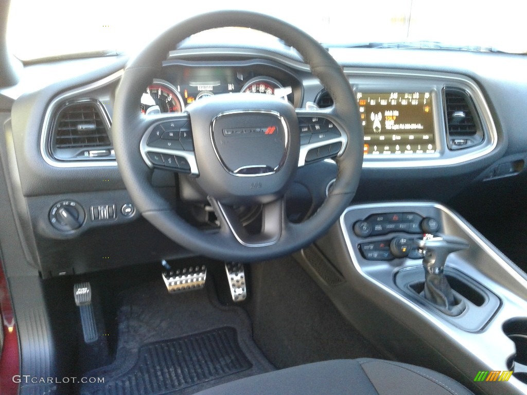 2019 Dodge Challenger R/T Scat Pack Widebody Black Dashboard Photo #131411079