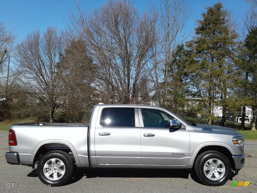2019 1500 Laramie Crew Cab 4x4 - Billett Silver Metallic / Black photo #5