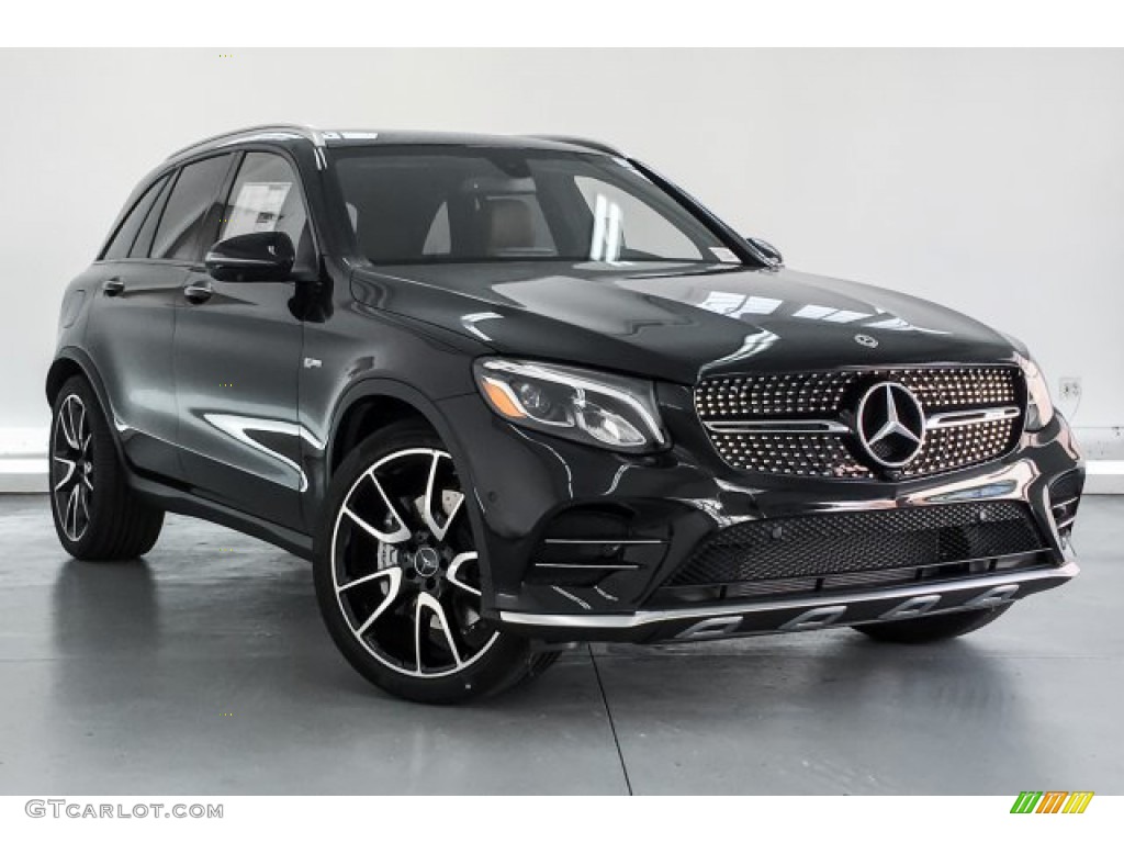 2019 GLC AMG 43 4Matic - Obsidian Black Metallic / Saddle Brown/Black photo #12