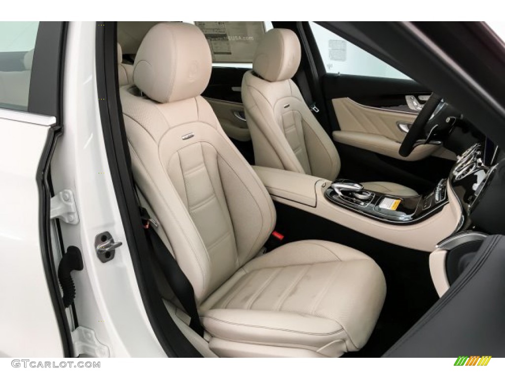 Macchiato Beige/Black Interior 2019 Mercedes-Benz E AMG 63 S 4Matic Sedan Photo #131413563