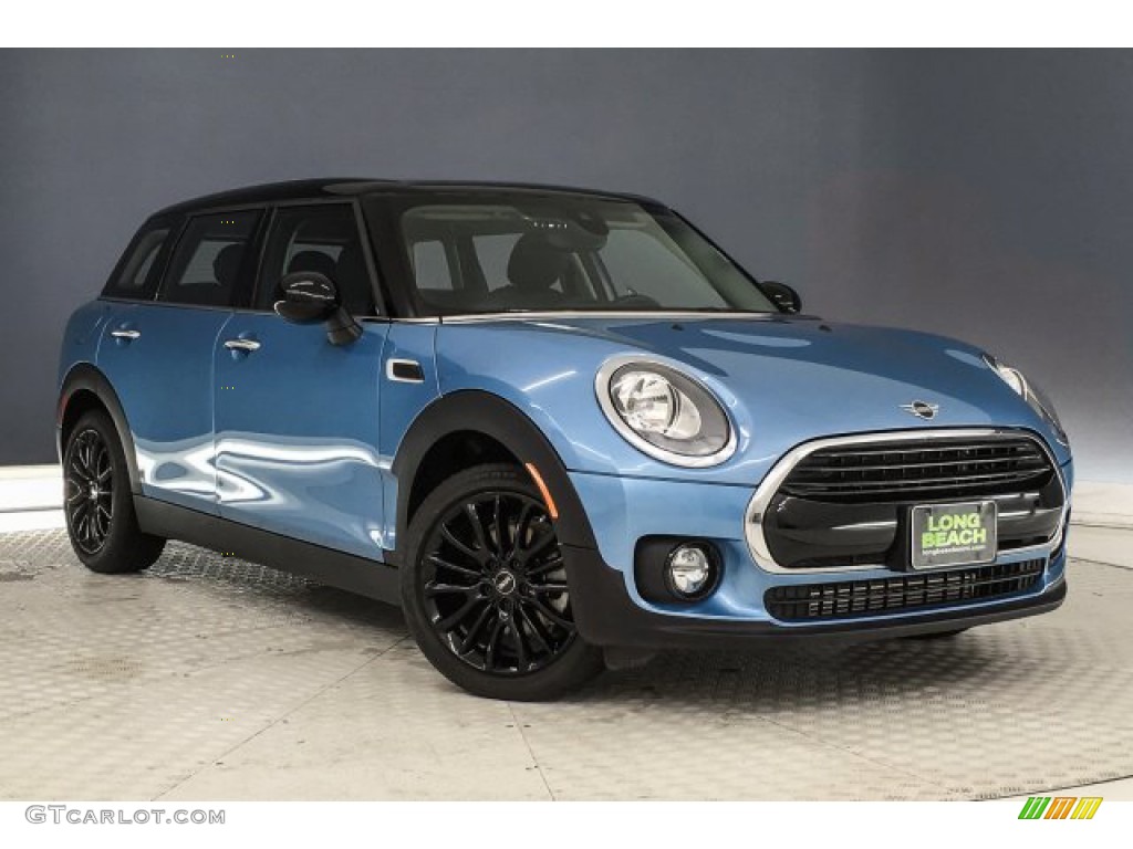 Digital Blue Metallic 2019 Mini Clubman Cooper Exterior Photo #131413599