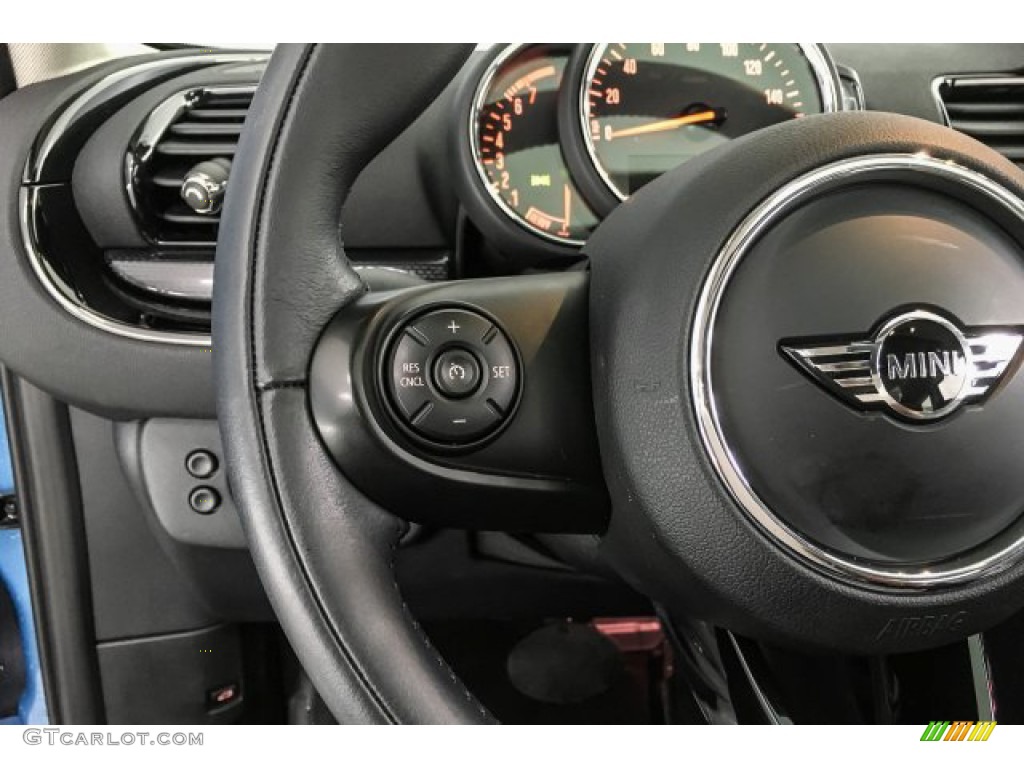 2019 Mini Clubman Cooper Carbon Black Steering Wheel Photo #131413665