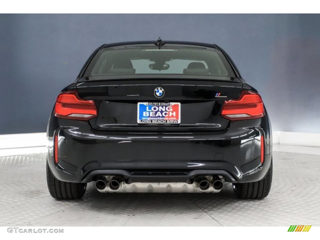 2019 M2 Competition Coupe - Black Sapphire Metallic / Black w/Orange Stitching photo #3