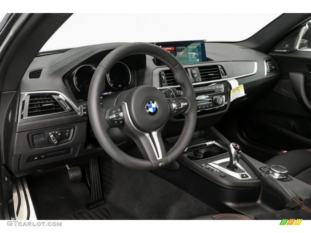 2019 M2 Competition Coupe - Black Sapphire Metallic / Black w/Orange Stitching photo #4