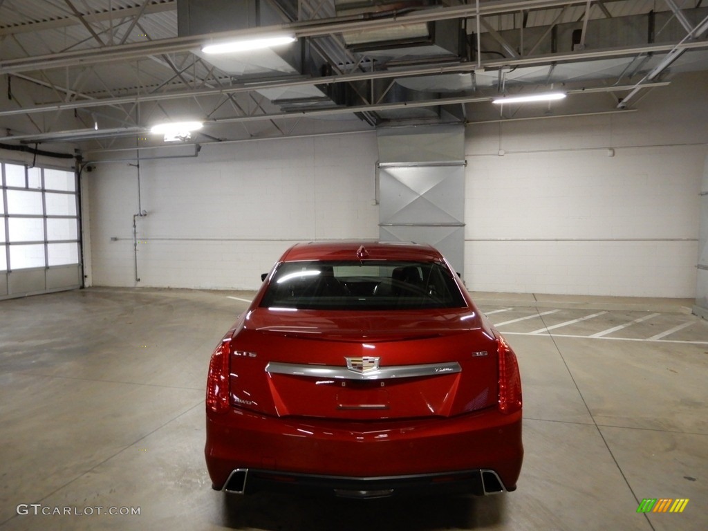 2018 CTS Luxury AWD - Red Obsession Tintcoat / Jet Black/Jet Black Accents photo #4