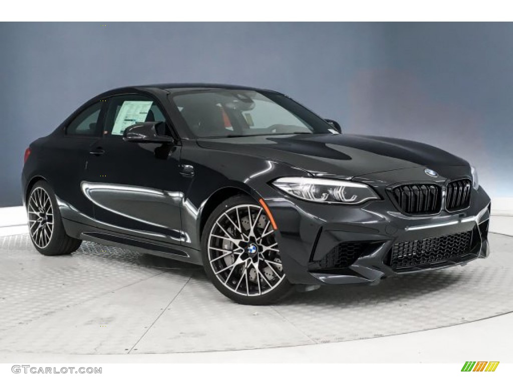 Black Sapphire Metallic 2019 BMW M2 Competition Coupe Exterior Photo #131414742