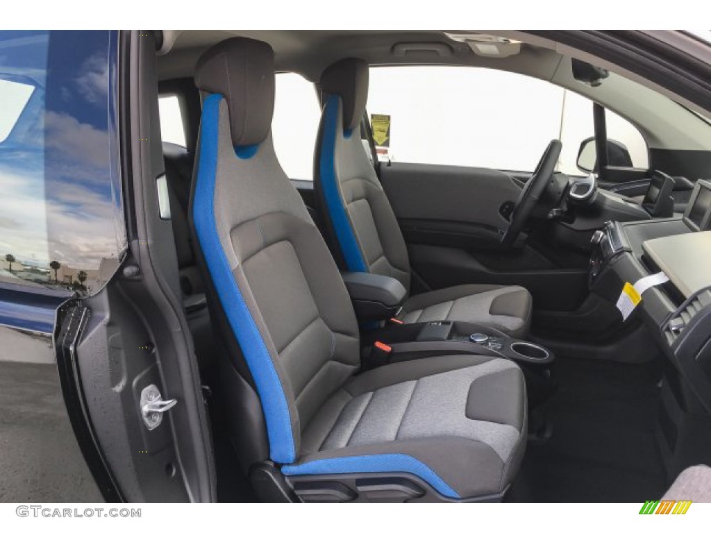 Deka Dark Cloth Interior 2019 BMW i3 with Range Extender Photo #131416260