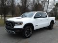 2019 Bright White Ram 1500 Rebel Crew Cab 4x4  photo #2