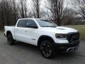 2019 Bright White Ram 1500 Rebel Crew Cab 4x4  photo #4