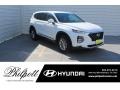 2019 Quartz White Hyundai Santa Fe SEL  photo #1