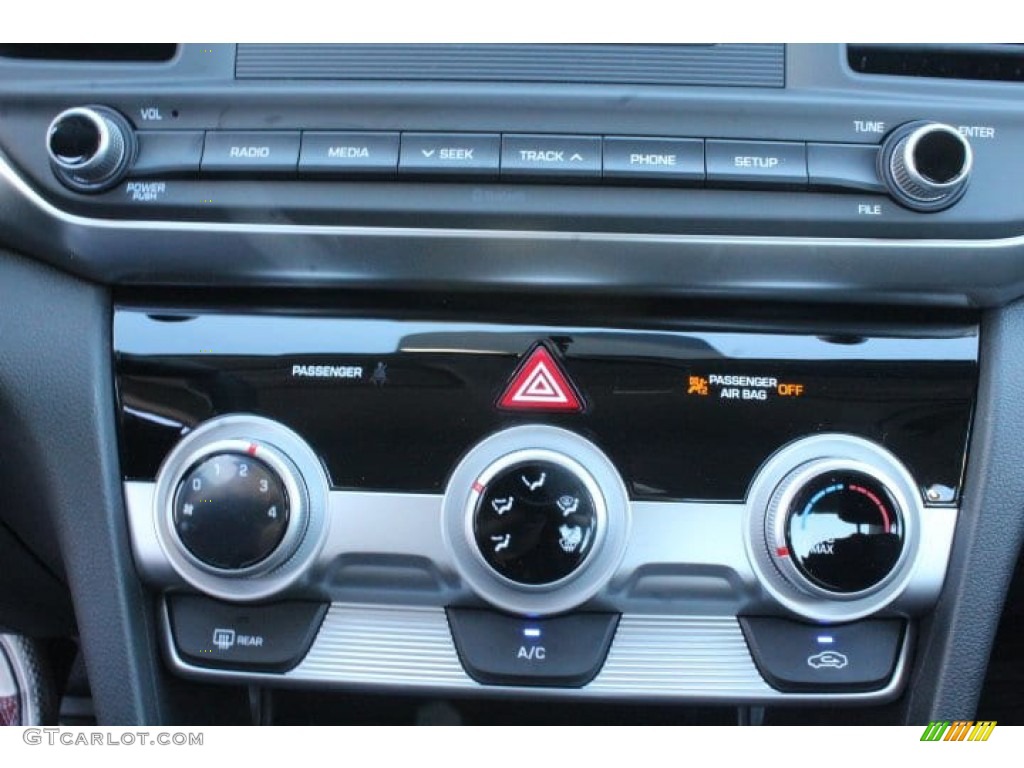 2019 Elantra SE - Quartz White Pearl / Black photo #13