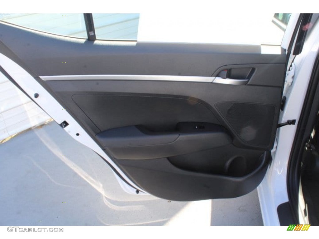 2019 Elantra SE - Quartz White Pearl / Black photo #16