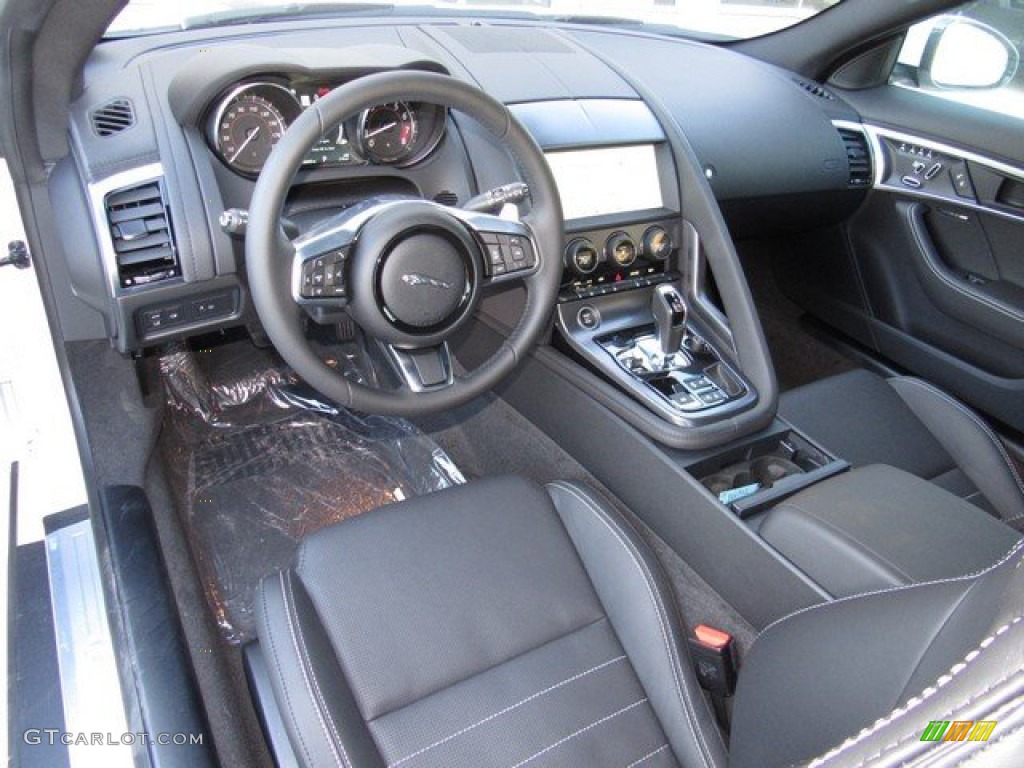 Ebony Interior 2019 Jaguar F-Type R-Dynamic Coupe Photo #131421803