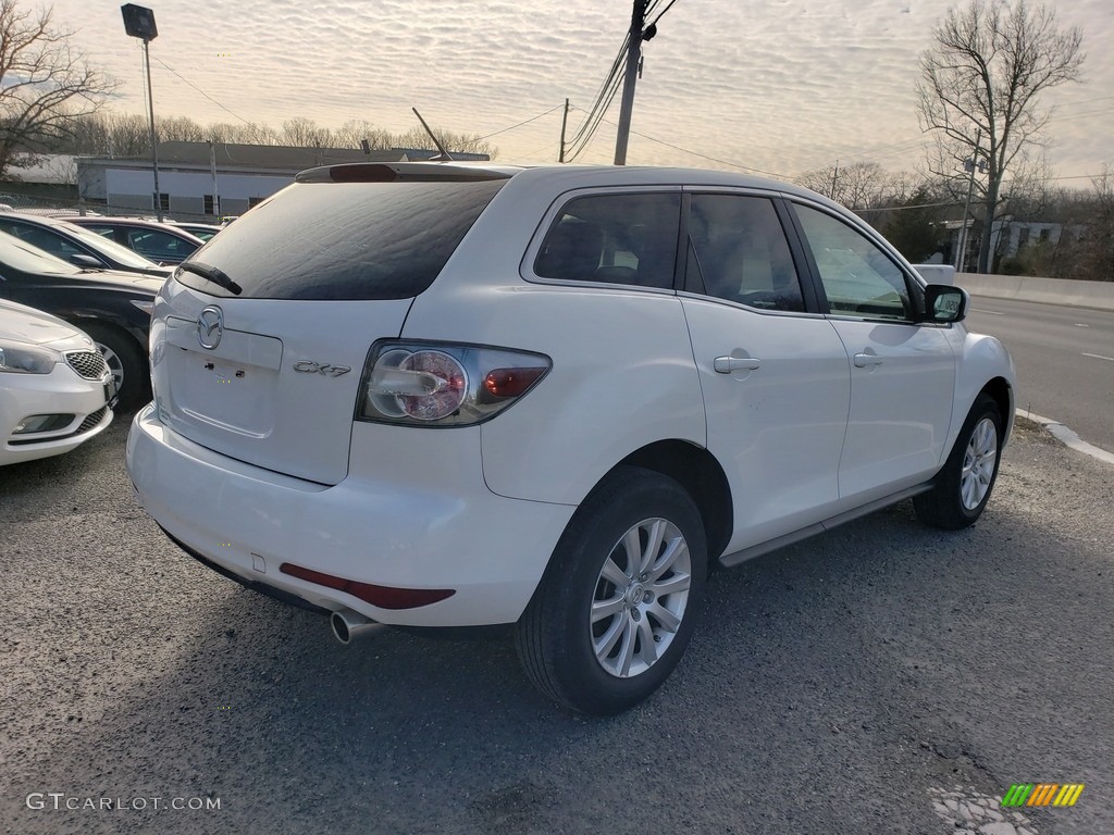2010 CX-7 i SV - Crystal White Pearl Mica / Black photo #4