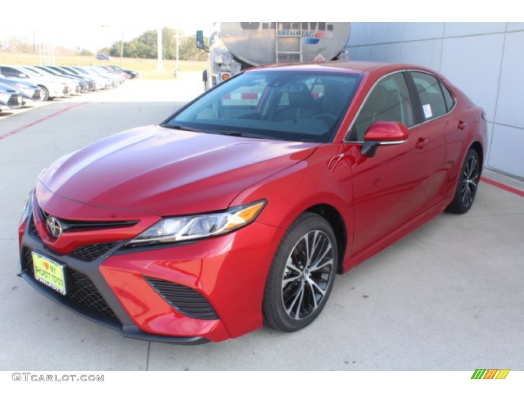 2019 Camry SE - Ruby Flare Pearl / Black photo #4