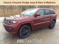 2019 Velvet Red Pearl Jeep Grand Cherokee Altitude 4x4  photo #1