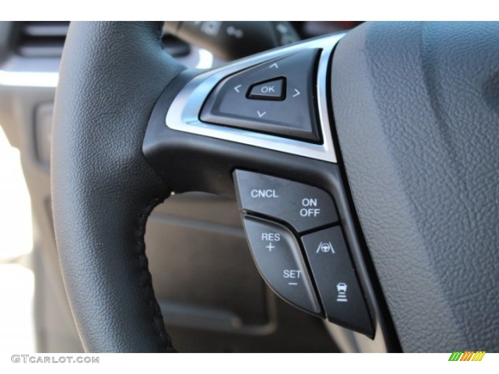 2019 Ford Edge Titanium Cognac Steering Wheel Photo #131426962