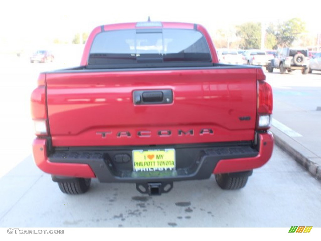 2019 Tacoma TRD Off-Road Double Cab 4x4 - Barcelona Red Metallic / Cement Gray photo #7