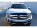 2019 White Platinum Ford F150 Lariat Sport SuperCrew 4x4  photo #3