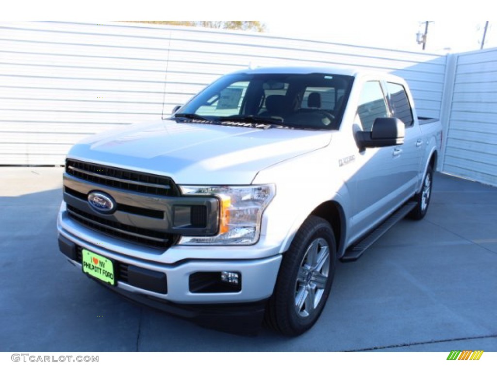 2018 F150 XL SuperCrew - Ingot Silver / Black photo #4
