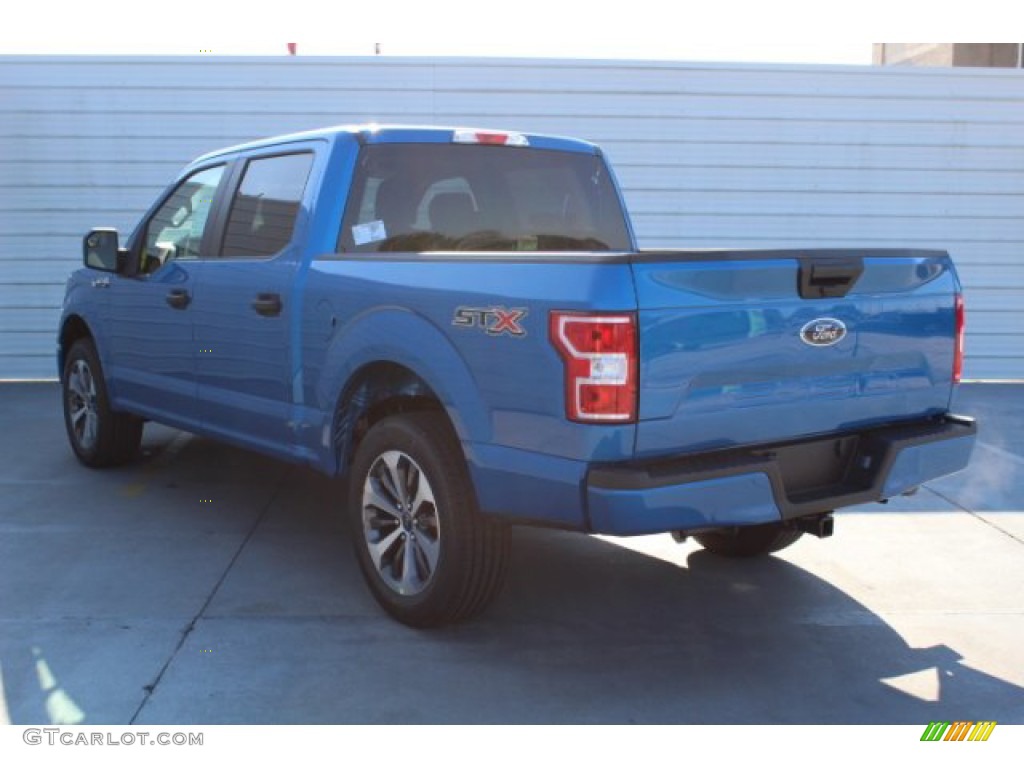 2019 F150 STX SuperCrew - Velocity Blue / Black photo #6