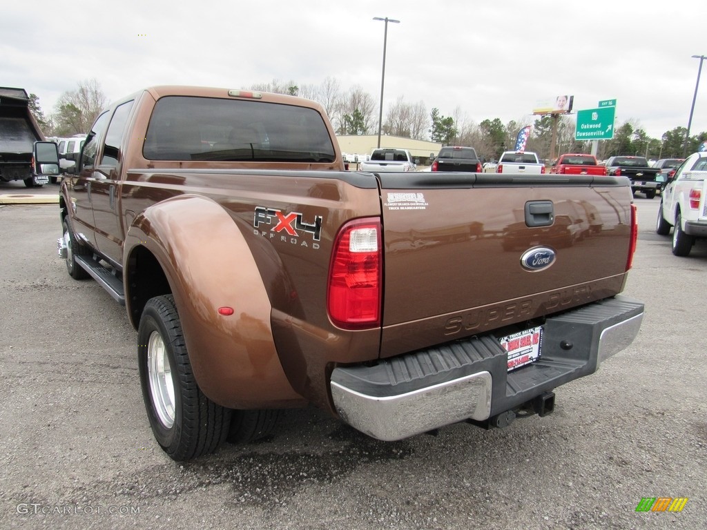2011 F350 Super Duty XLT Crew Cab 4x4 Dually - Golden Bronze Metallic / Adobe photo #3