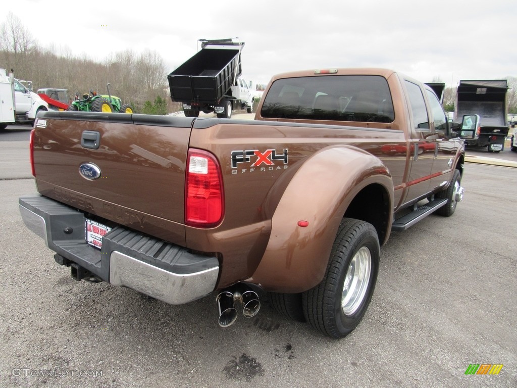 2011 F350 Super Duty XLT Crew Cab 4x4 Dually - Golden Bronze Metallic / Adobe photo #5