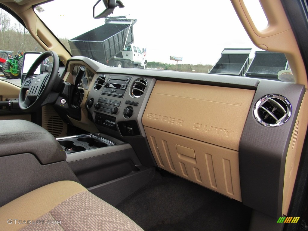 2011 F350 Super Duty XLT Crew Cab 4x4 Dually - Golden Bronze Metallic / Adobe photo #13