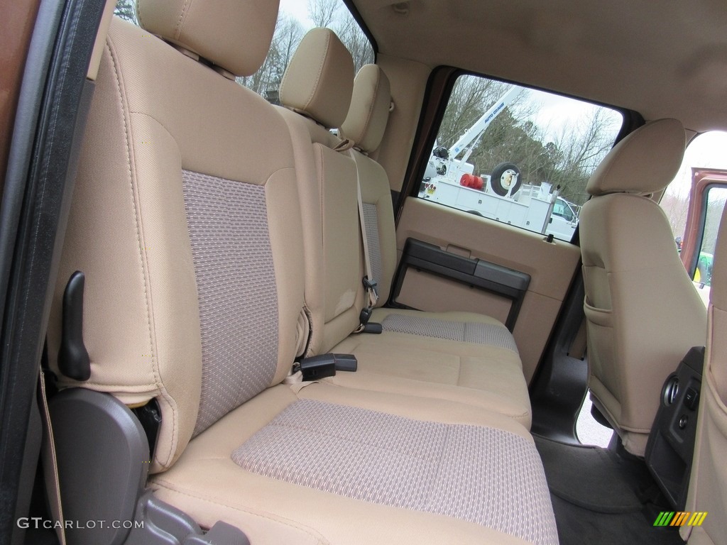 2011 F350 Super Duty XLT Crew Cab 4x4 Dually - Golden Bronze Metallic / Adobe photo #30