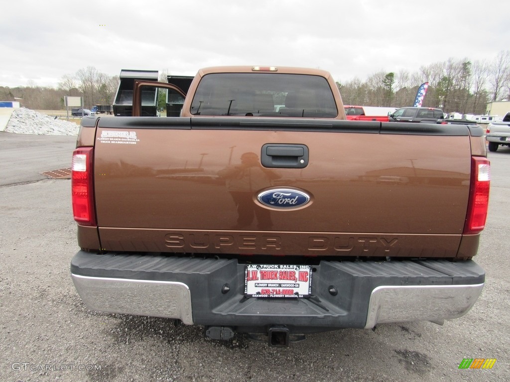 2011 F350 Super Duty XLT Crew Cab 4x4 Dually - Golden Bronze Metallic / Adobe photo #32